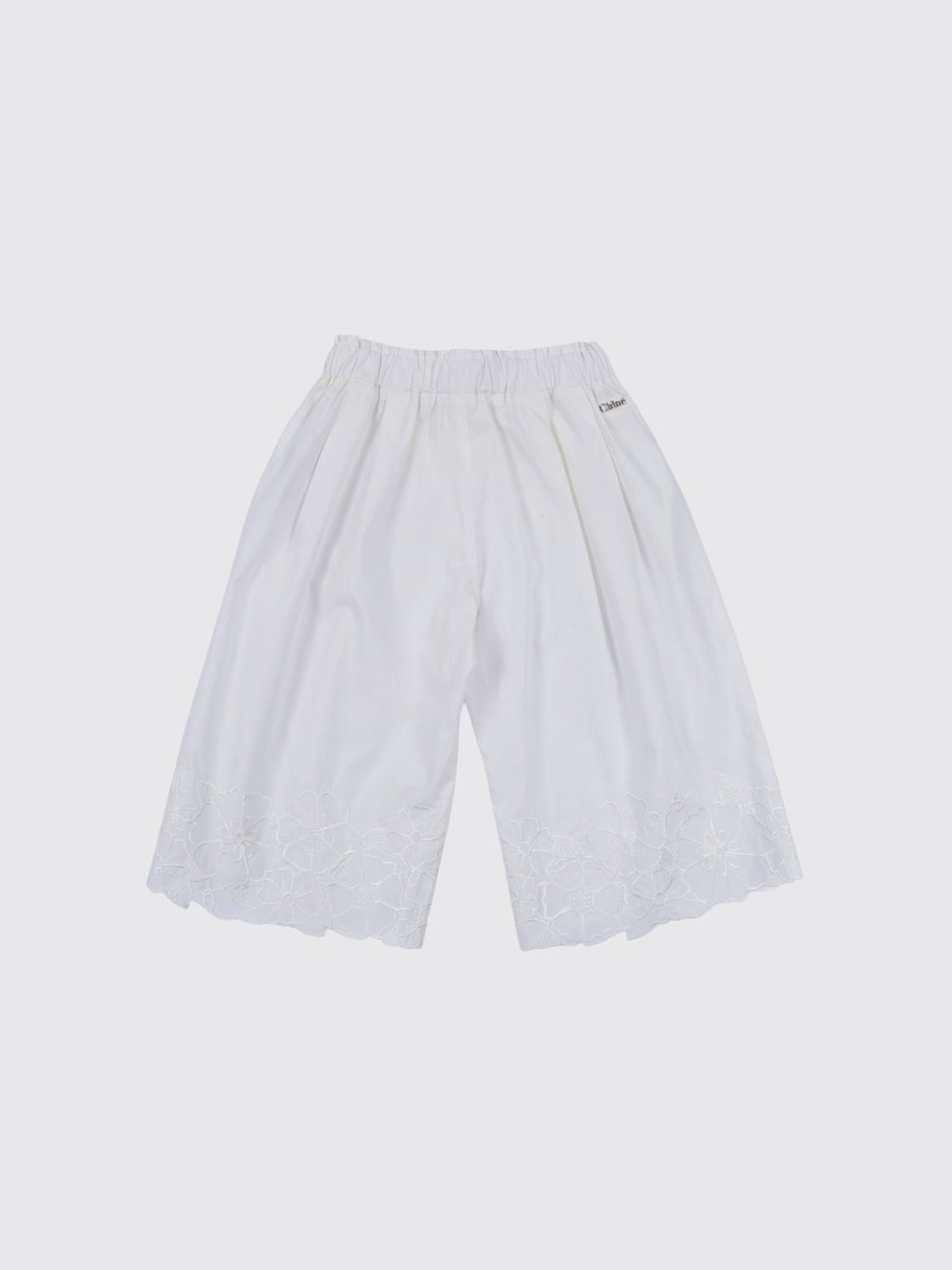 CHLOÉ Pants Kids color White