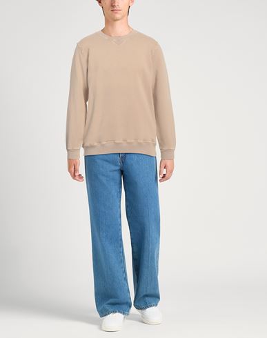Dondup Man Sweatshirt Sand Size L Cotton