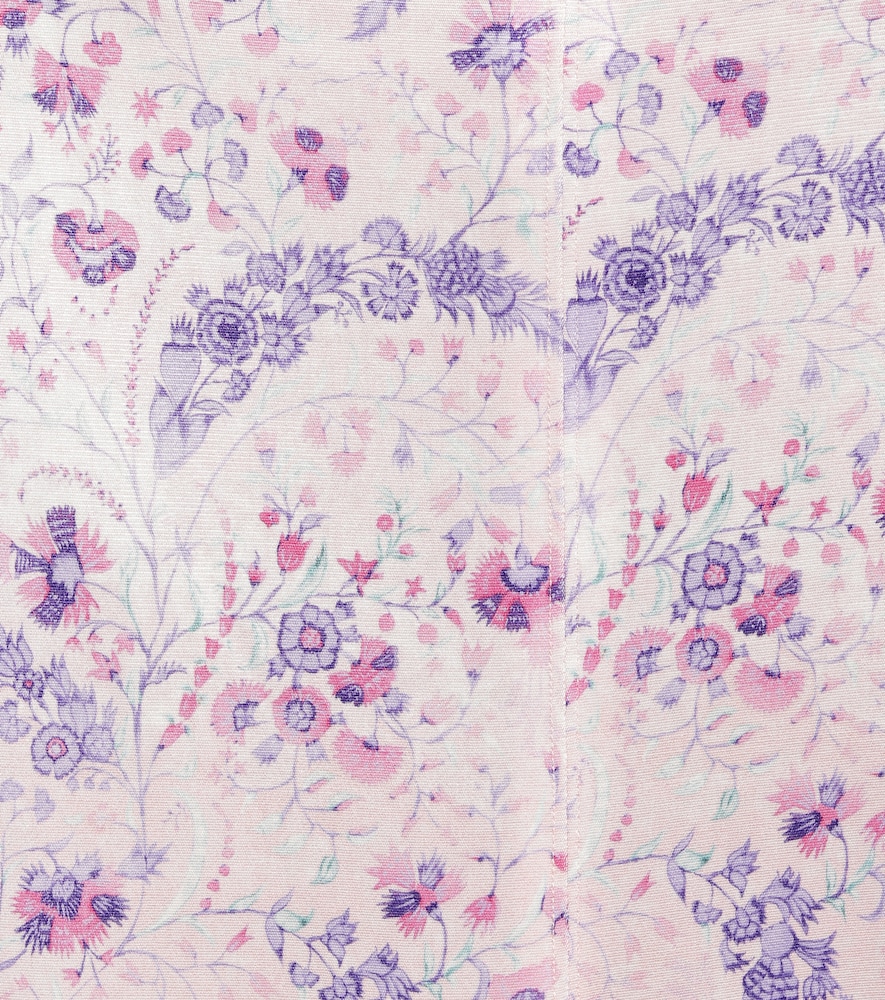 Rabanne Floral stretch-jersey skirt