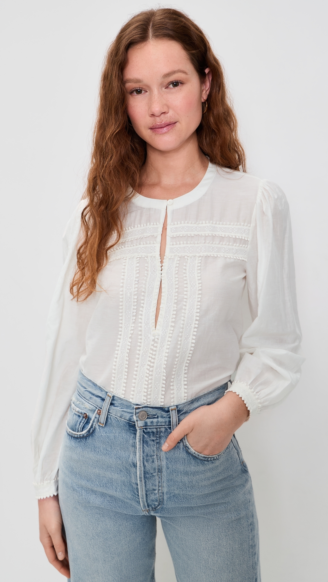 Tate Blouse Ivory