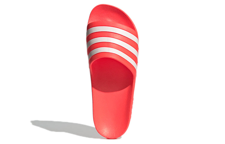 Adilette Aqua Slide 'Solar Red White'
