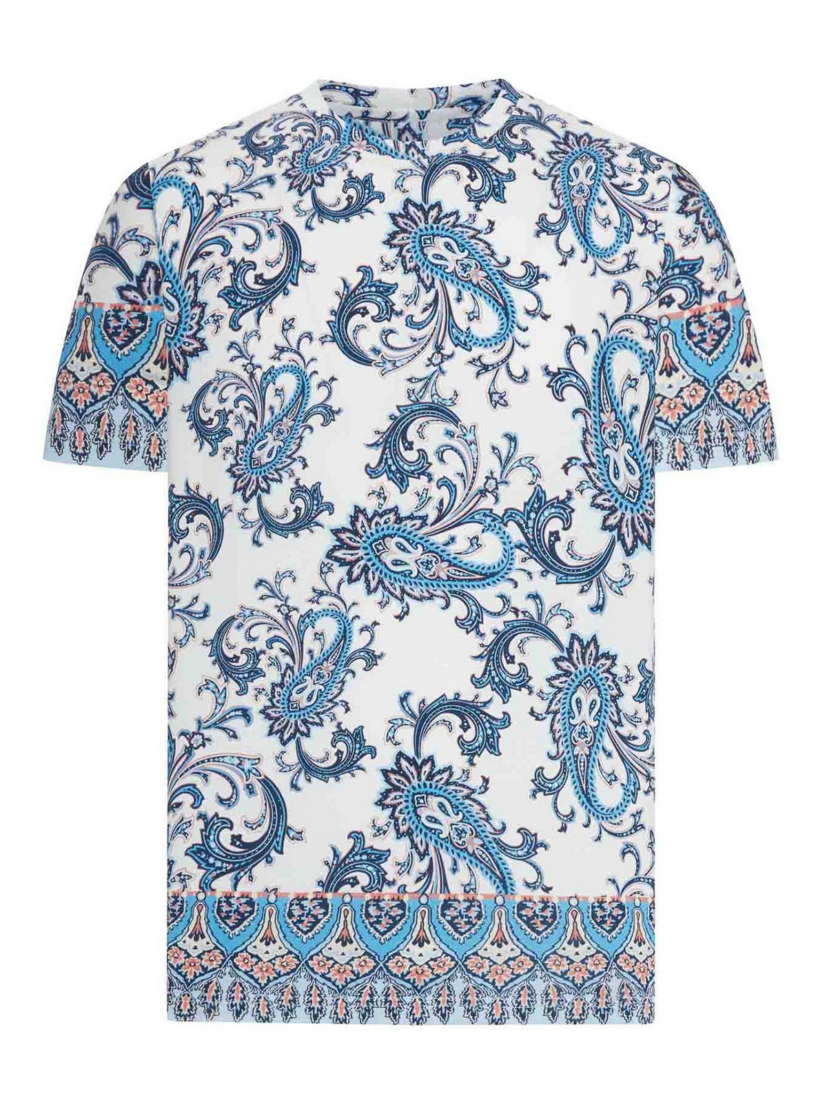 Rome Cotton T-Shirt With Placed Print