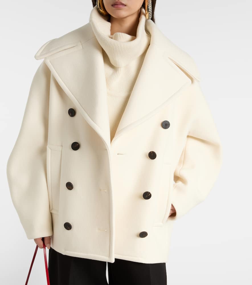 Ovalo virgin wool peacoat