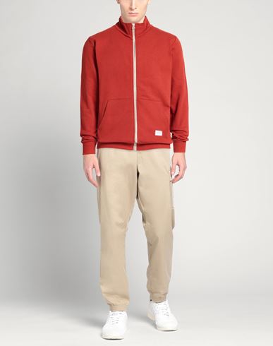 Man Sweatshirt Brick Size M Cotton