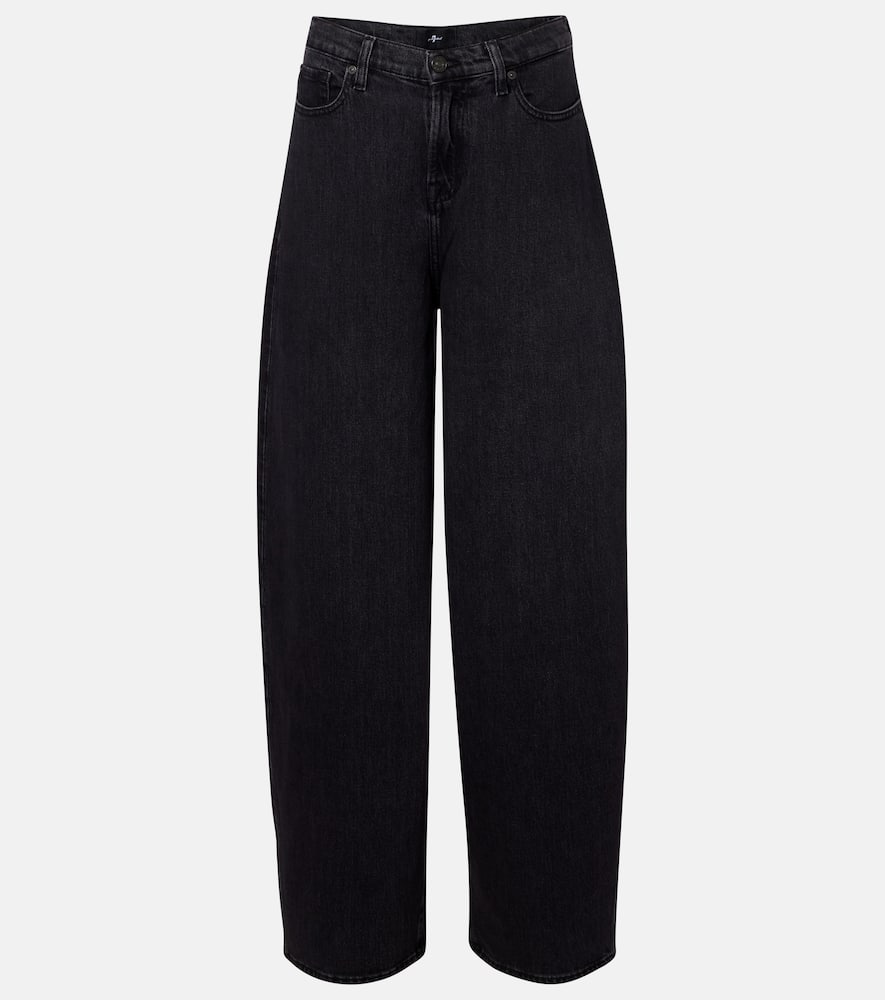 Balloon barrel-leg jeans