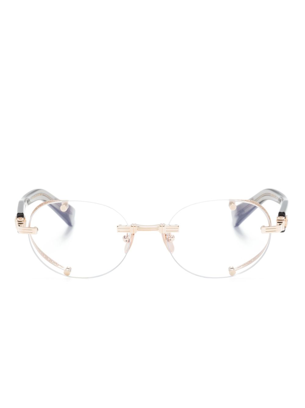 Round-frame glasses - Gold