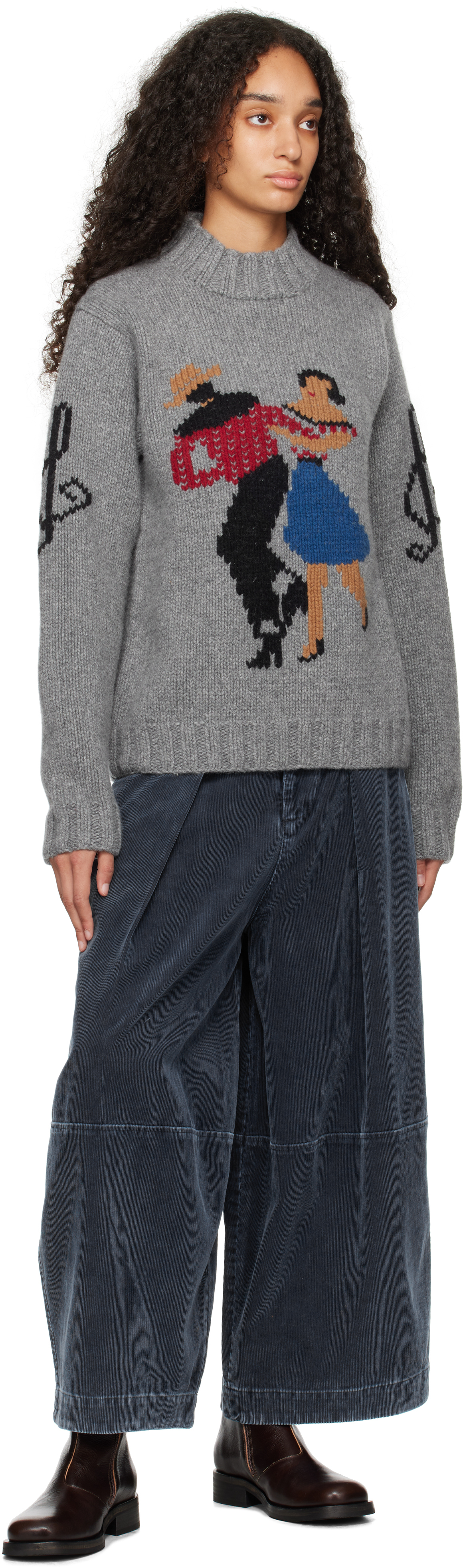 YMC Gray Bluto Sweater