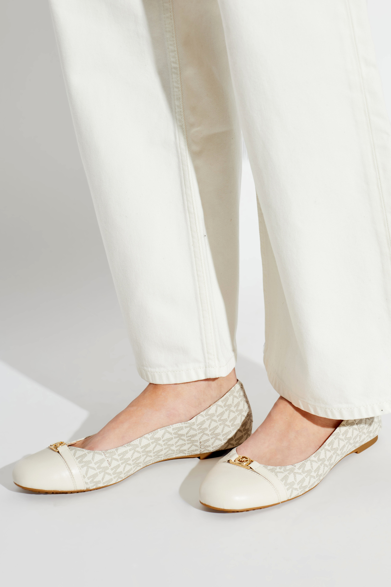 "Mandy" Ballerinas, Women's, Cream