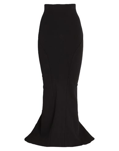 Woman Maxi skirt Black Size S Viscose, Polyester, Polyamide, Elastane