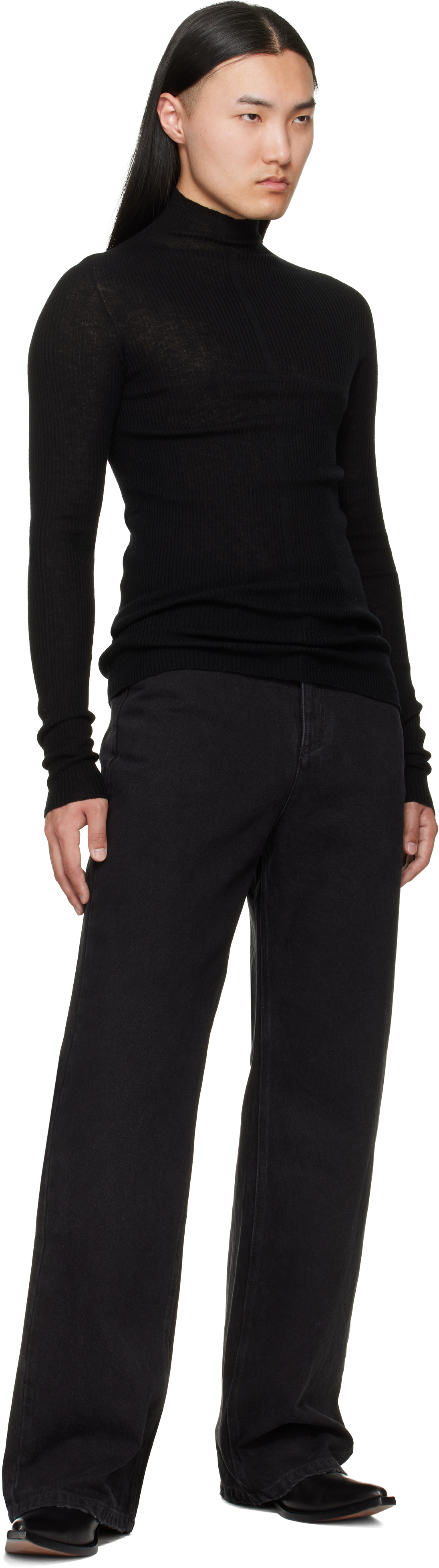 Black Forever Knit Turtleneck