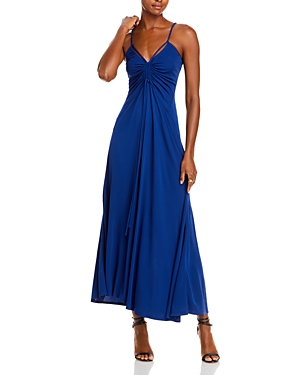 Matte Crepe Spaghetti Strap Dress