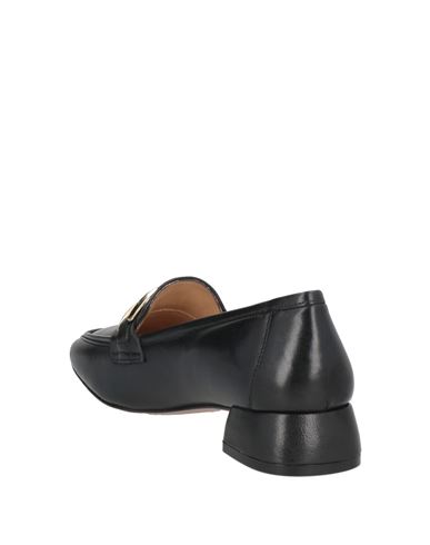 Woman Loafers Black Size 8 Leather