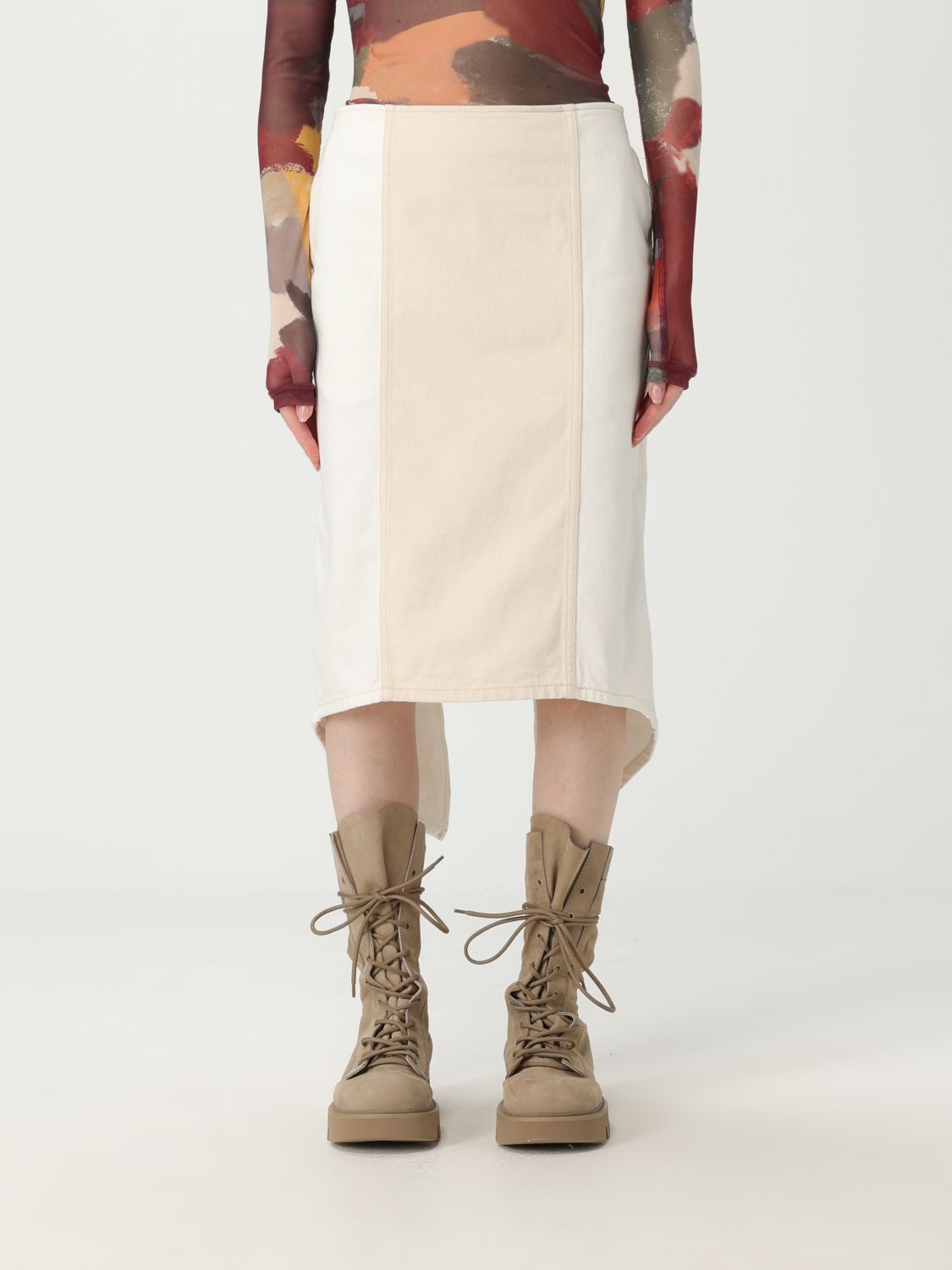 Skirt JW ANDERSON Woman color White