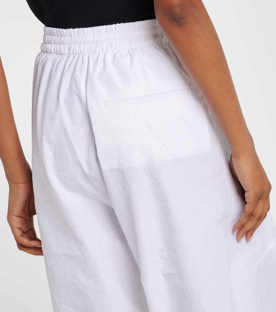 Róhe Cotton-blend barrel-leg pants