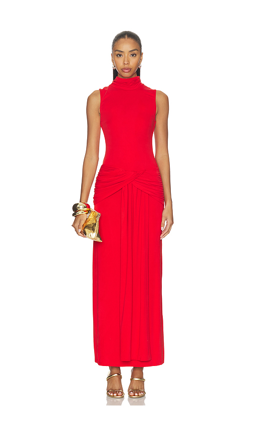 MADISON THE LABEL Kalisha Maxi Dress in Orange. M. Also in
