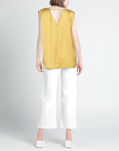 Woman Top Yellow Size 10 Viscose