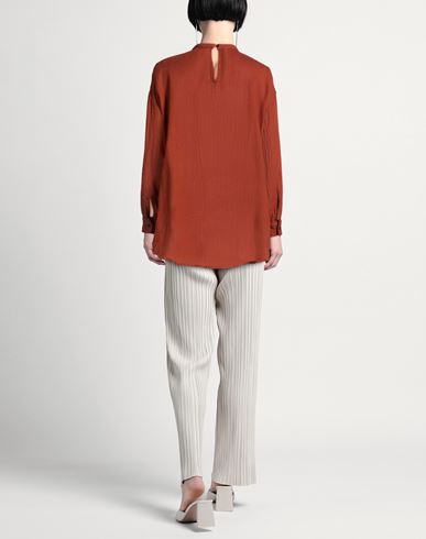 Woman Top Tan Size 4 Cotton, Cashmere