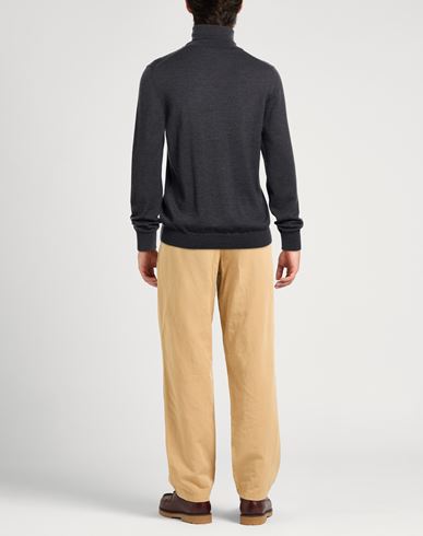 Man Turtleneck Grey Size 46 Virgin Wool