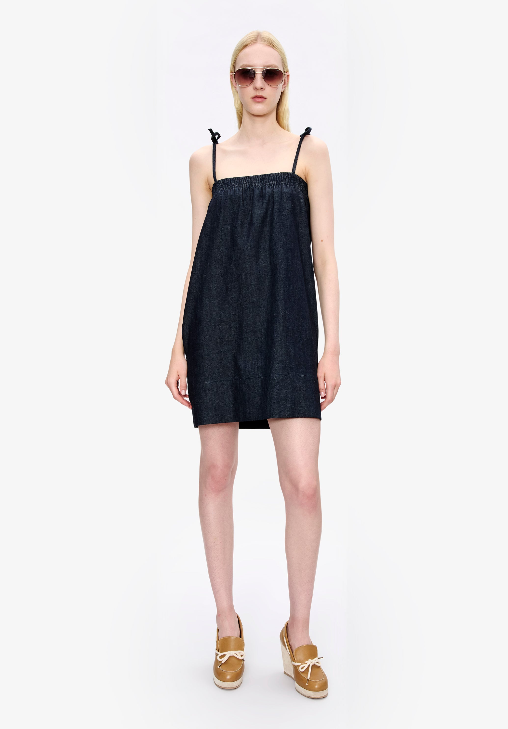 A. P.C. Women's Iris dress Size: 34 in Dark indigo