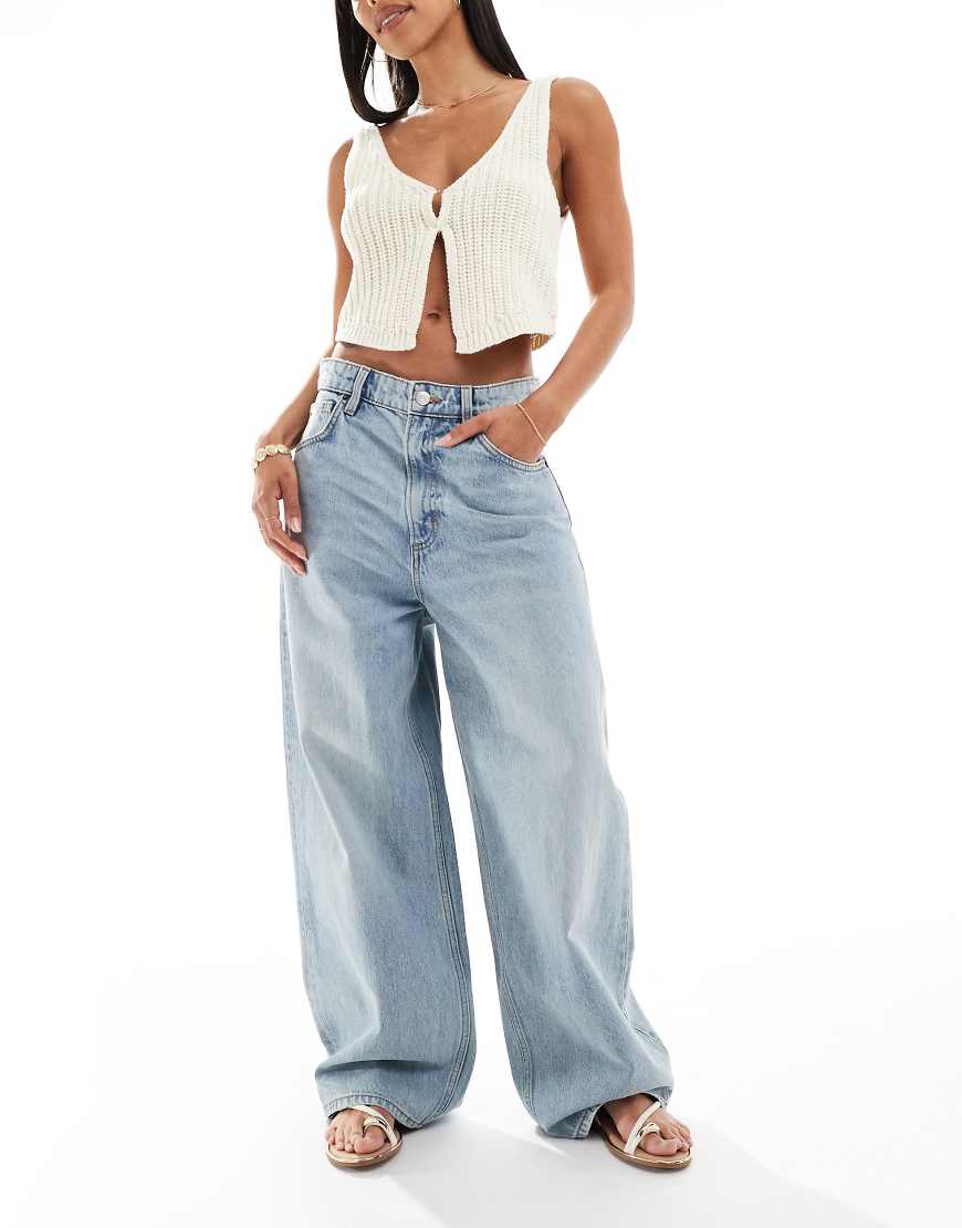Super baggy boyfriend jean in olsen blue