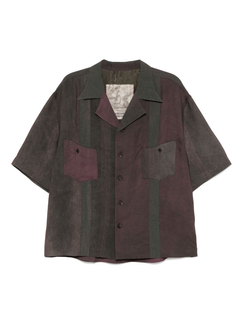 Ziggy Chen silk shirt - Purple