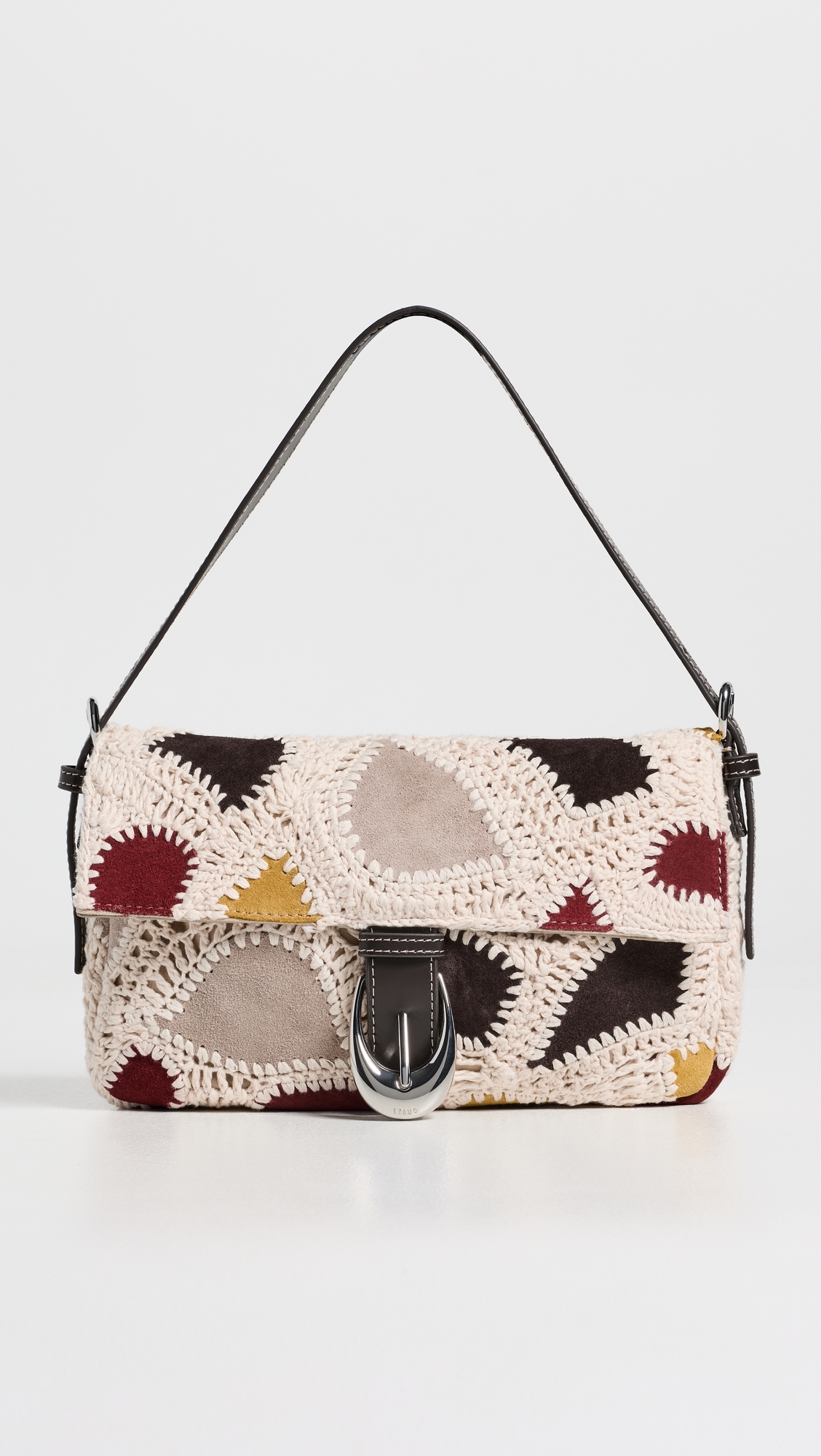 Harlow Shoulder Bag Suede Patchwork One Size