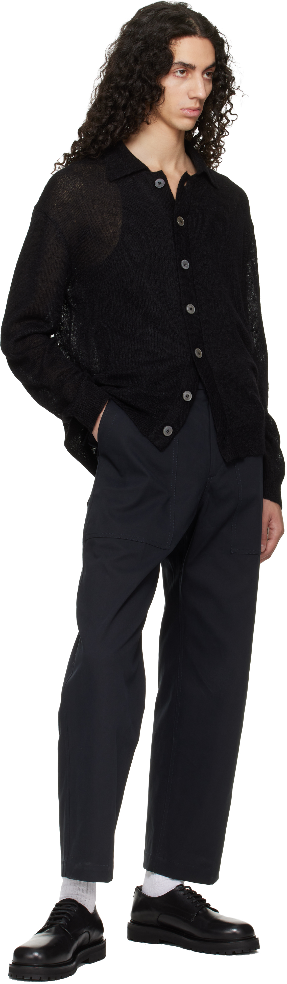 Black Hamto Kint Cardigan