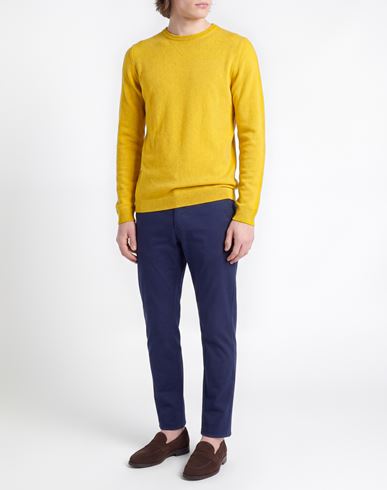 Man Sweater Yellow Size 36 Cashmere