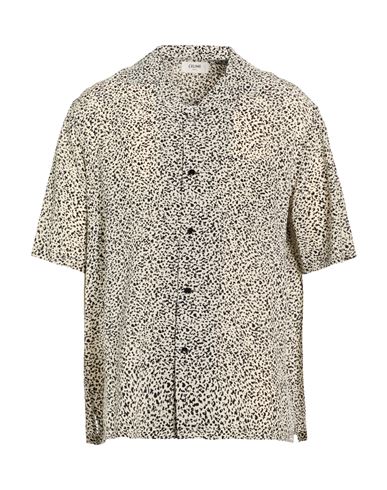 Man Shirt Beige Size 15 ¾ Silk