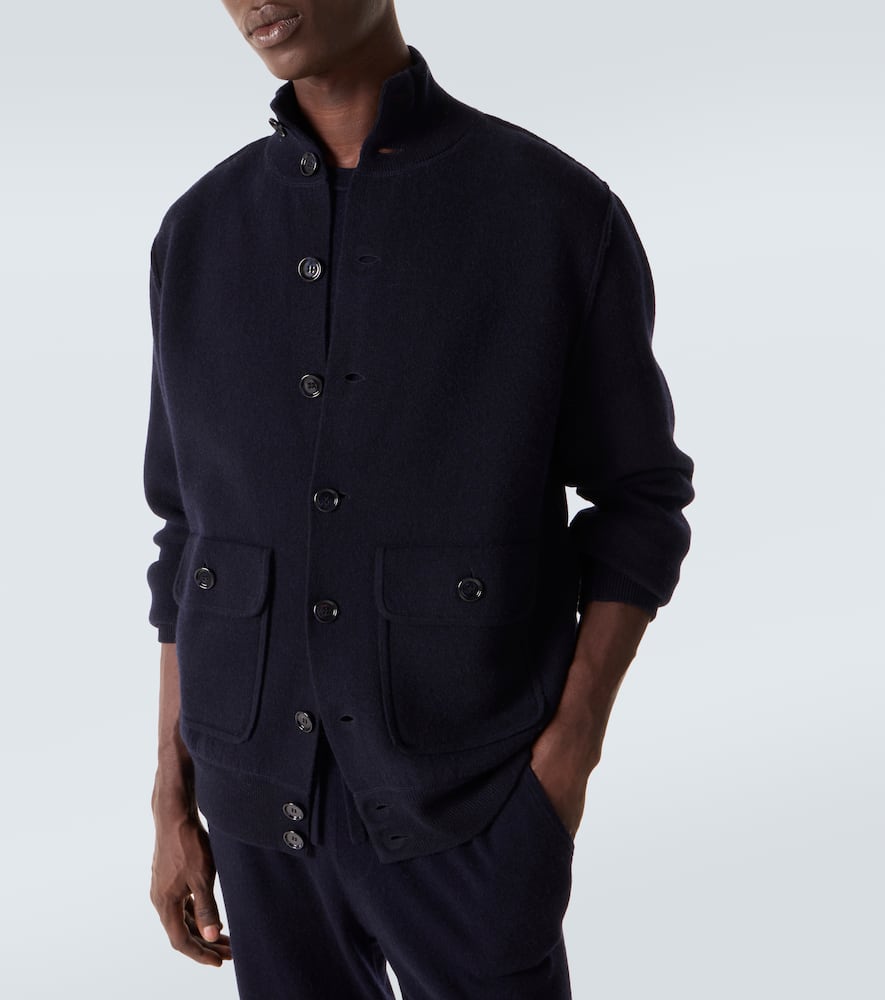 Wool and cashmere jacket