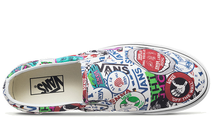 Classic Slip-On 'Sticker Mash Up'