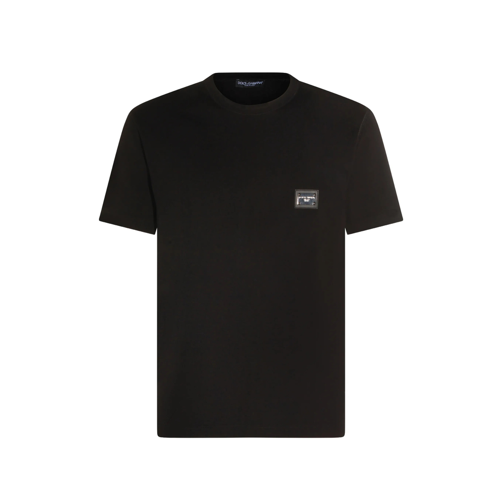 Black Cotton T-shirt