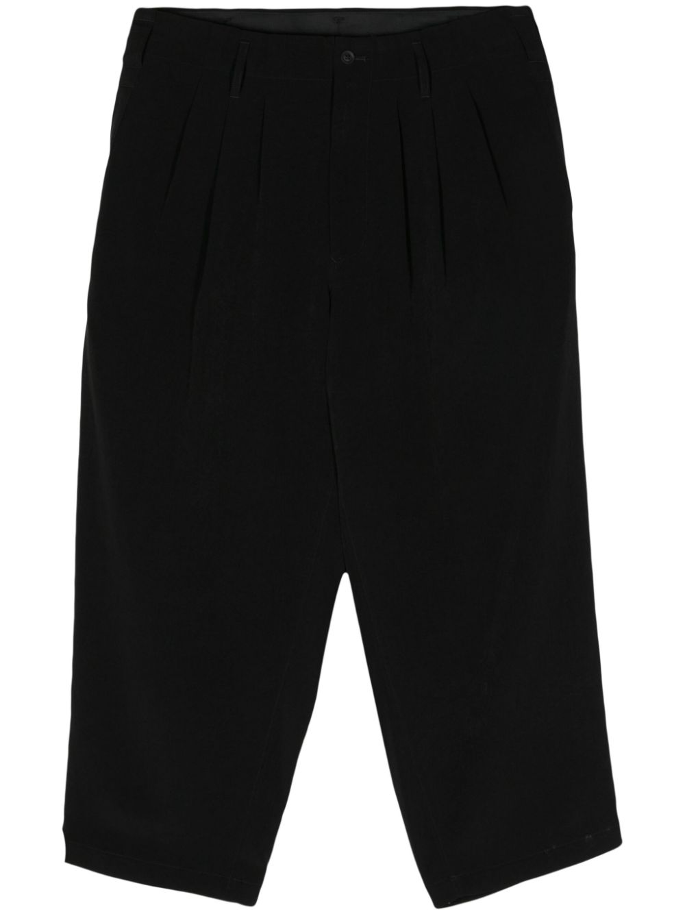 Tailored tapered trousers - Black