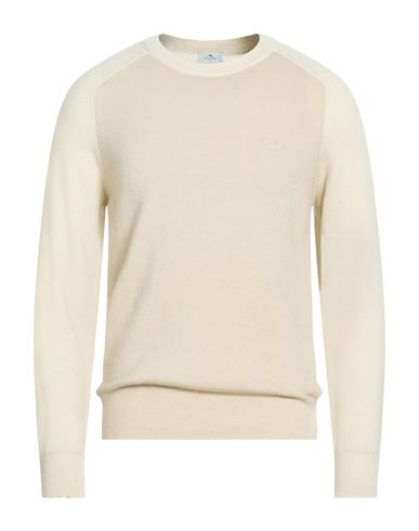 Man Sweater Beige Size XL Wool