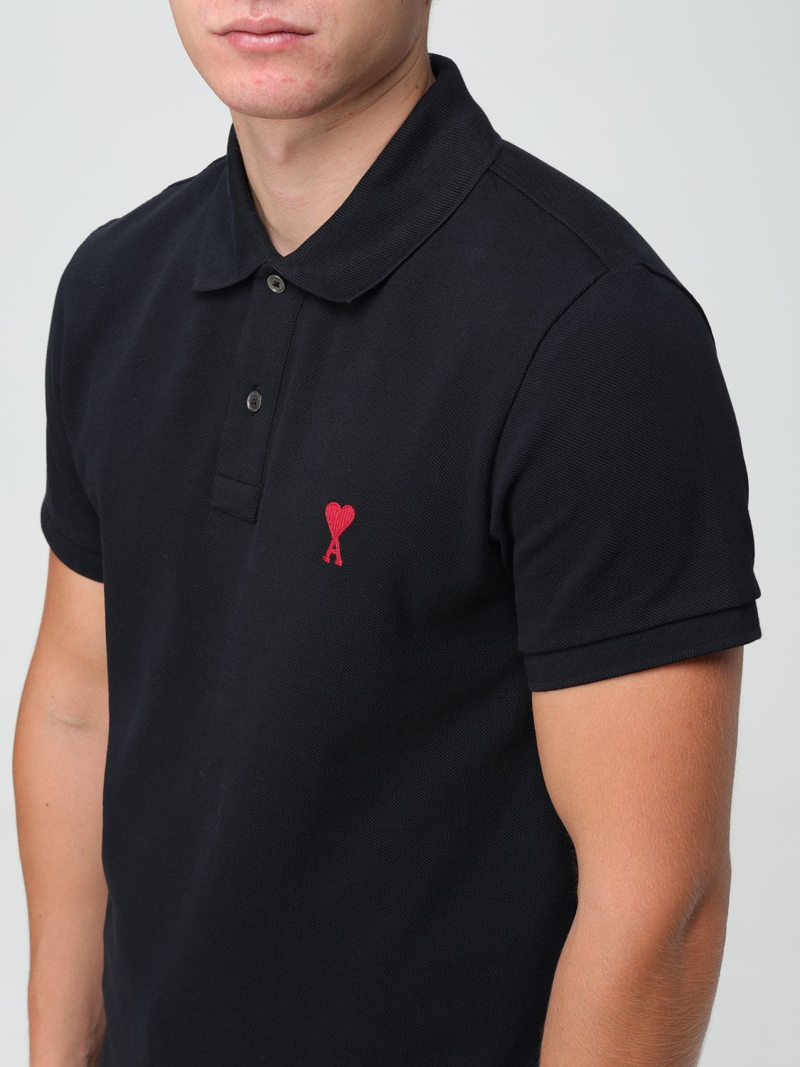 Polo Shirt Men color Black