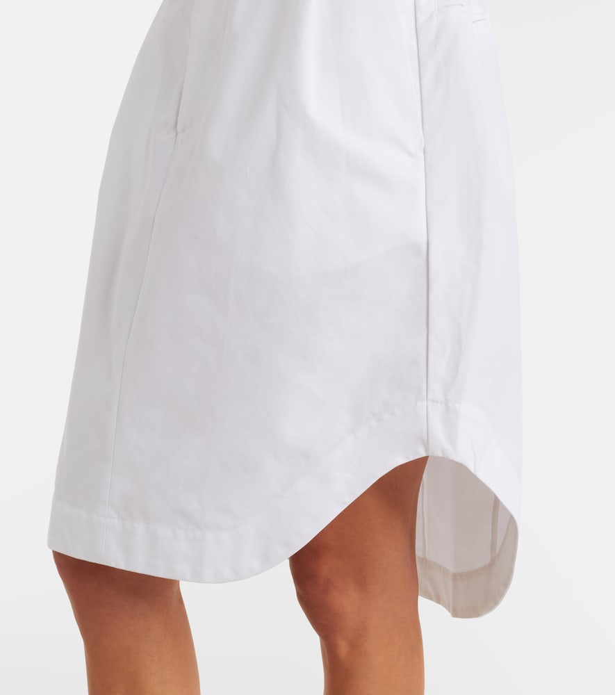 Cotton cargo skirt