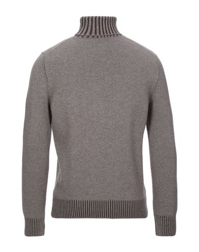 Man Turtleneck Dark brown Size 38 Virgin Wool, Cashmere, Viscose