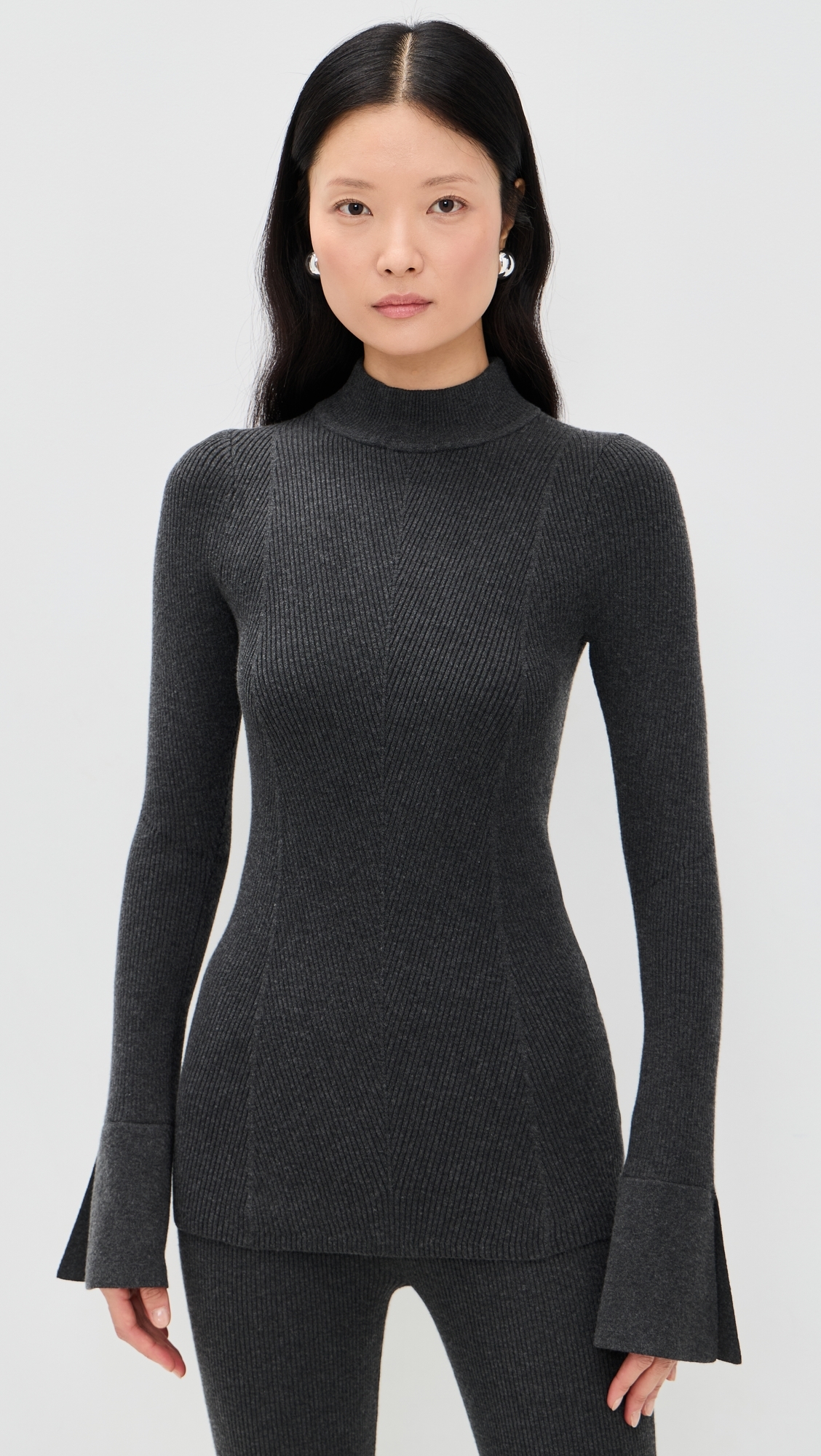 The Runway Top Charcoal