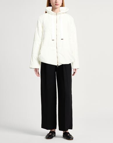 Woman Jacket Off white Size 10 Polyamide, Polyester