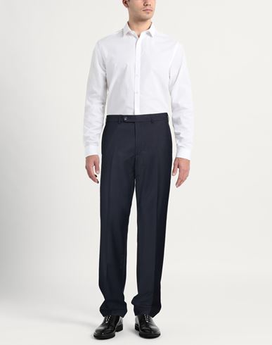 Ceremony Man Pants Midnight blue Size 36 Virgin Wool, Polyamide, Elastane