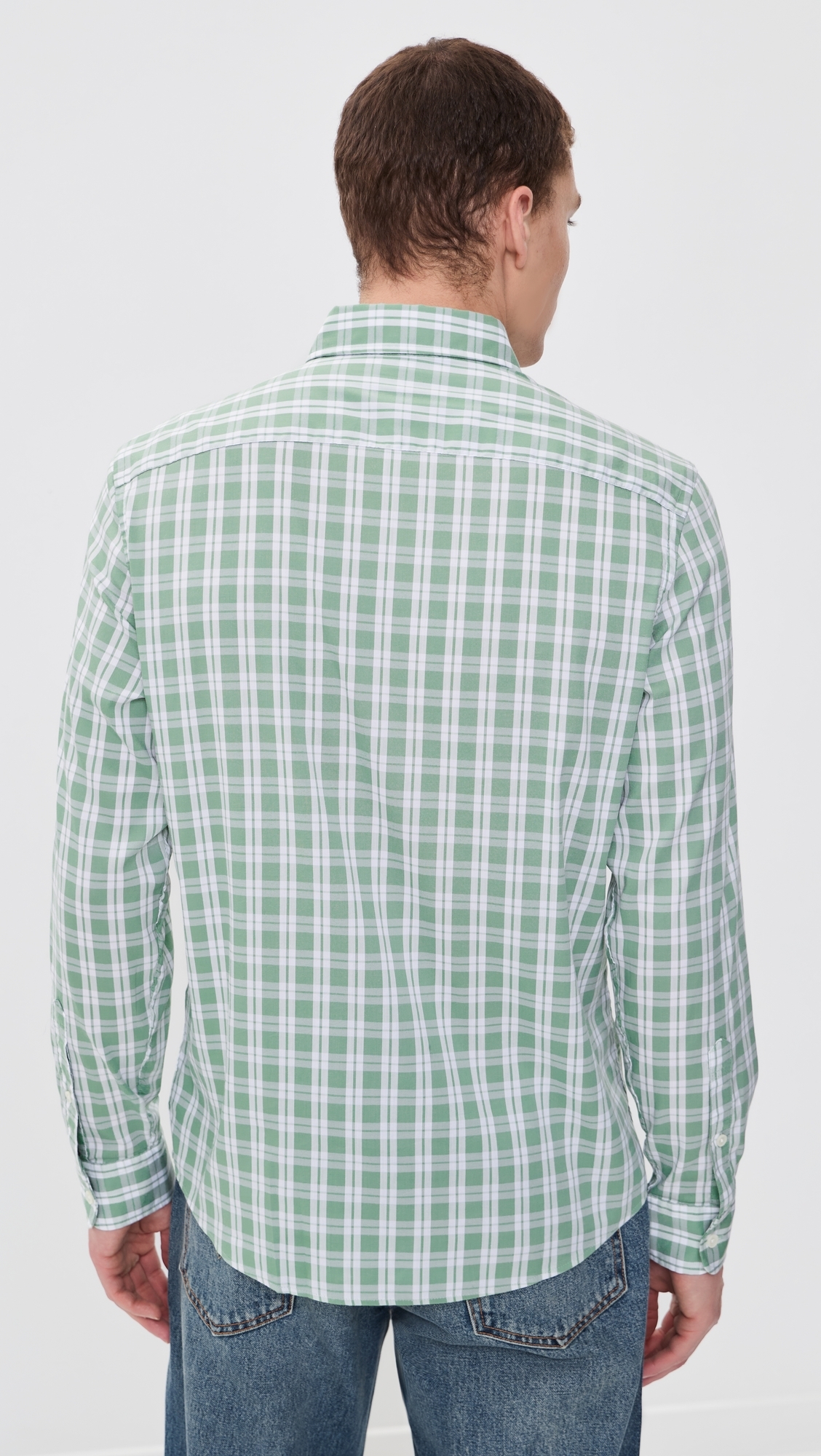 Movement Monterey Button Down Shirt Sage Isle Check