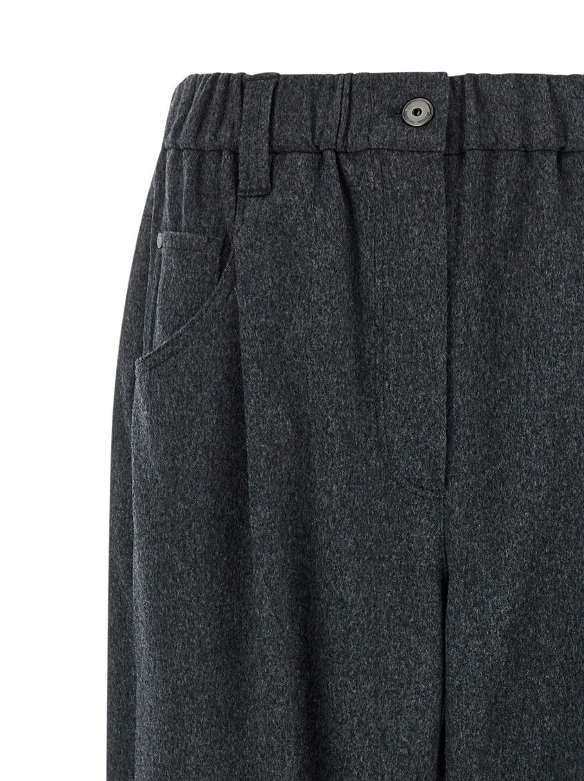 Wool Blend Trousers