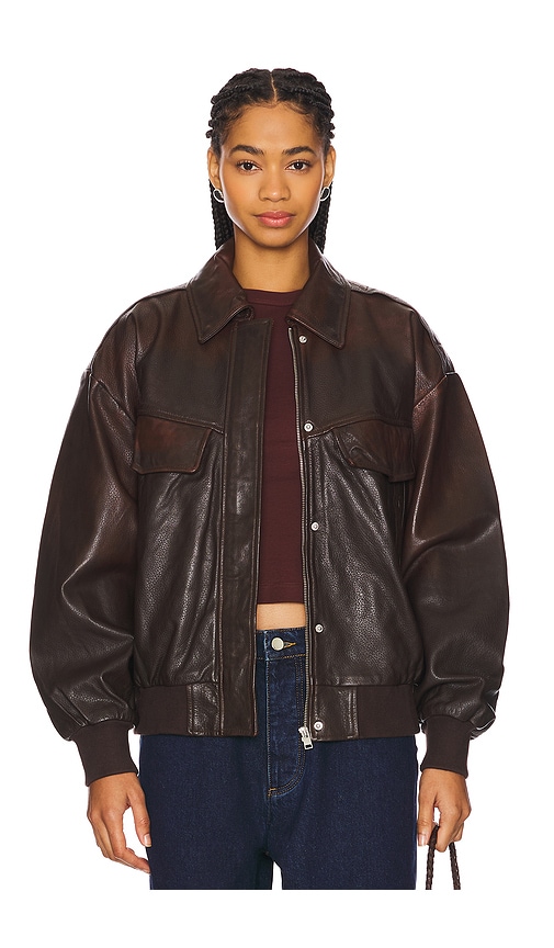 LAMARQUE BLOUSON TREVANNA en Chocolate.  XS. Also en