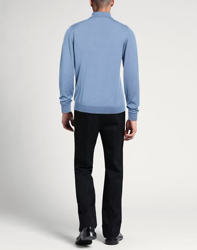 Man Sweater Slate blue Size 38 Cashmere, Silk