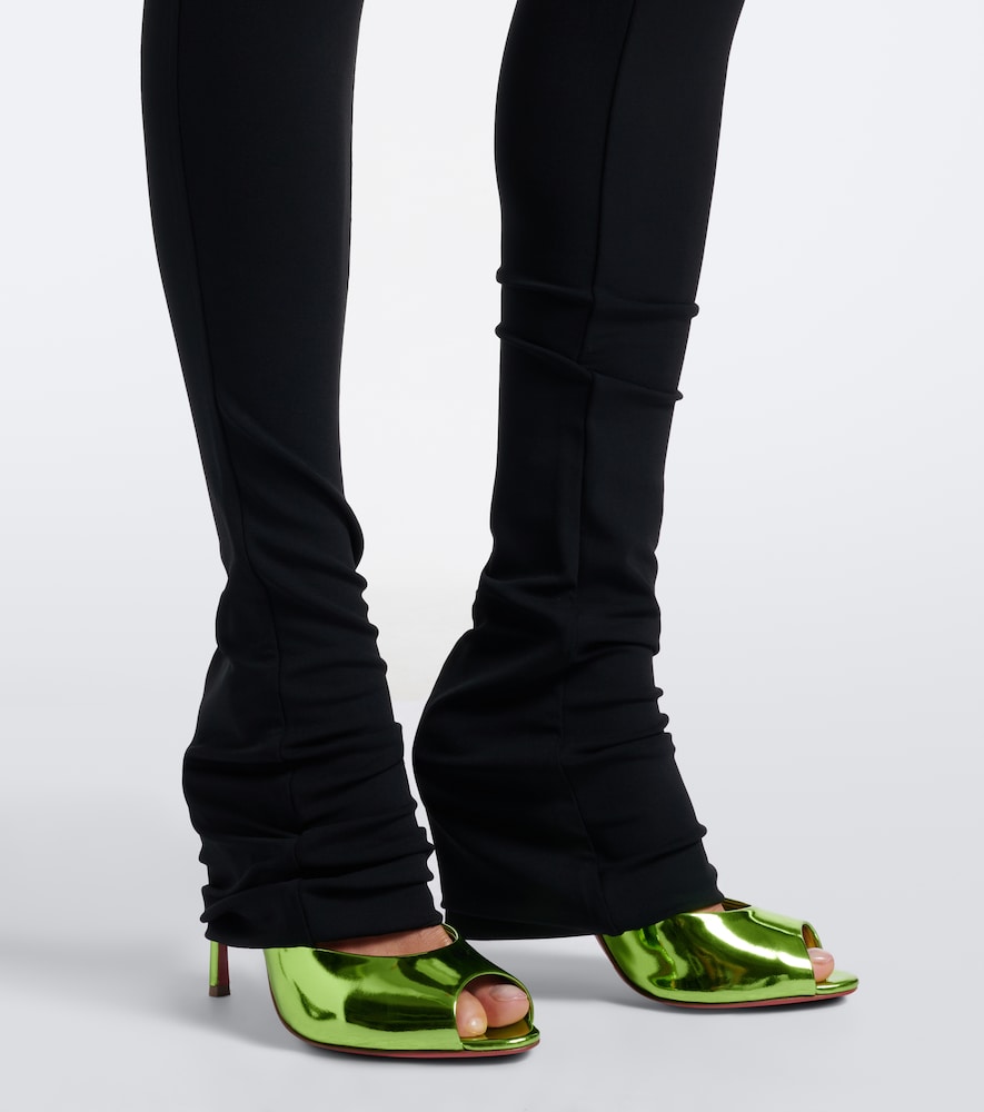 Me Dolly mirrored leather mules