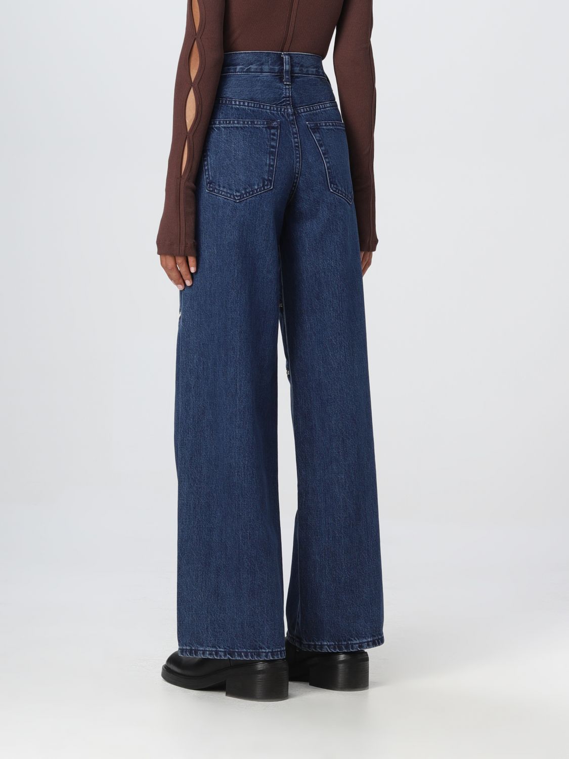 Jeans Woman color Violet