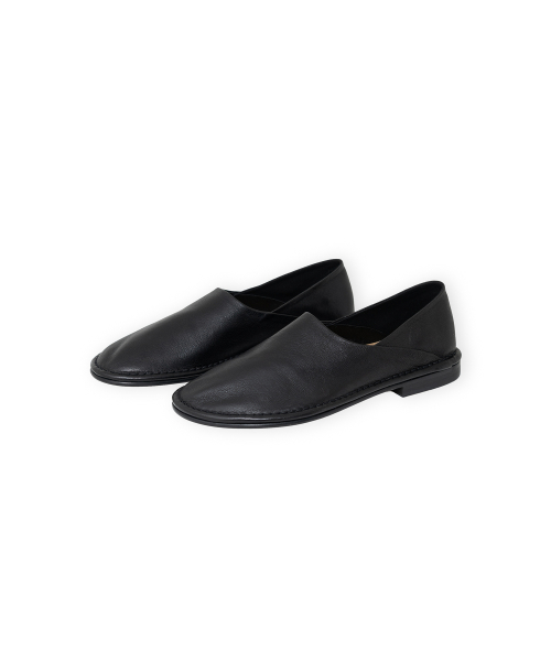 Leather Babouche Loafers