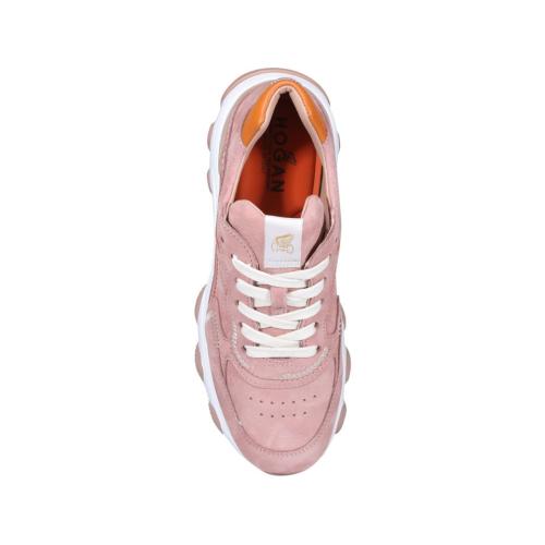 Hyperactive lace-up chunky-sole sneakers - Pink