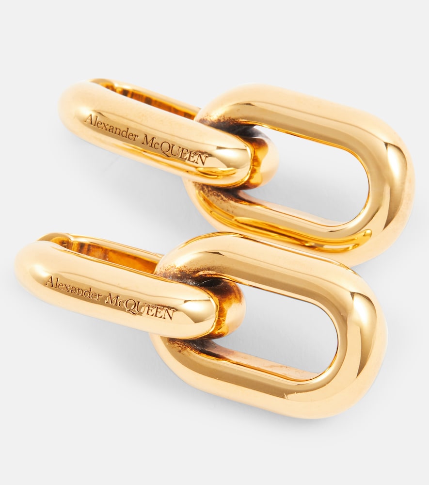 Peak chain earrings