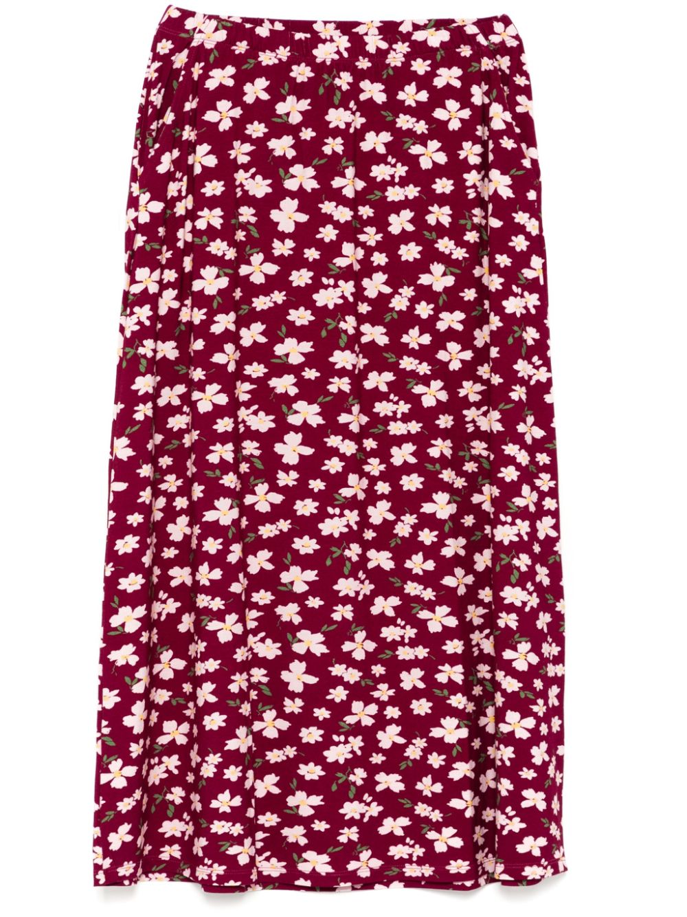 Floral print skirt - Purple